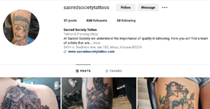 Sacred Society Tattoo Mesa AZ