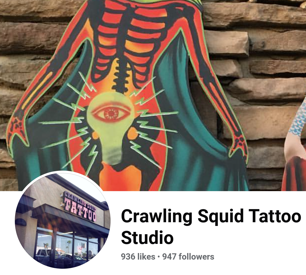 Crawling Squid Tattoo Studio Phoenix AZ